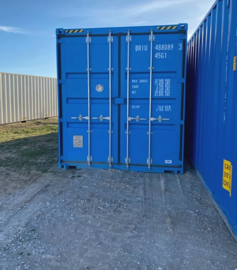 Blue New 40ft Shipping Containers